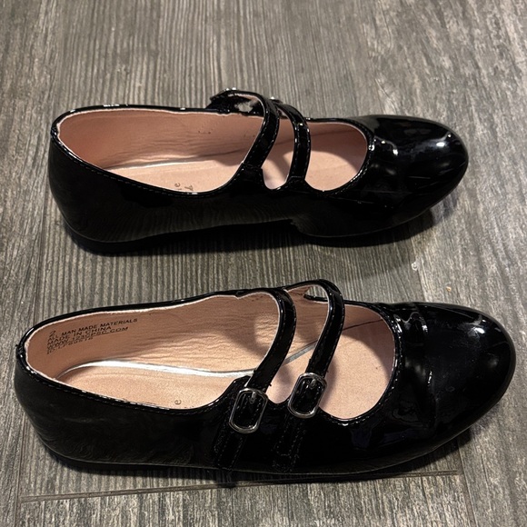 Joie Black Patent Kids Dress Shoes - Picture 5 of 5